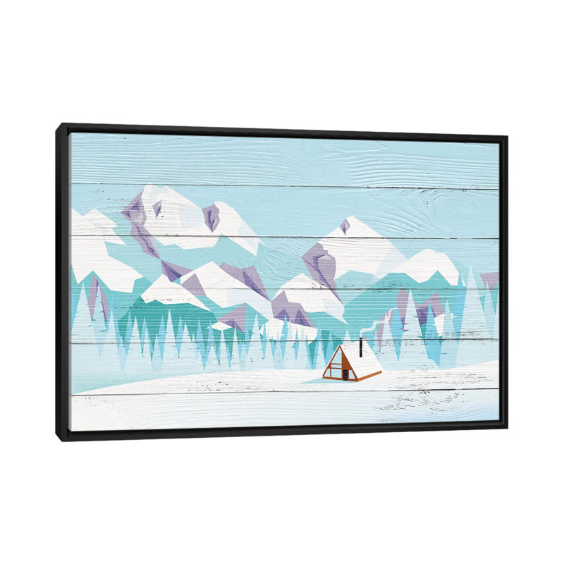 «Pikes Peak» par 5by5collective, impression sur toile tendue, H 40 po x l 60 po x P 1,5 po, Toile tendue, Pas de tapis