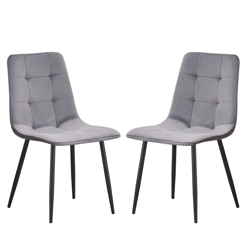 Ashanti 47cm H Upholstered Side Chair, Grey