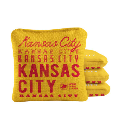 Sacs de cornhole rétro Gameday Synergy de Kansas City Football