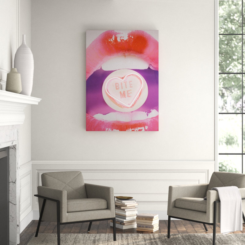 Hot Lips Bite Me Print