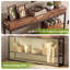63 cm W Solid Wood Top Console Table
