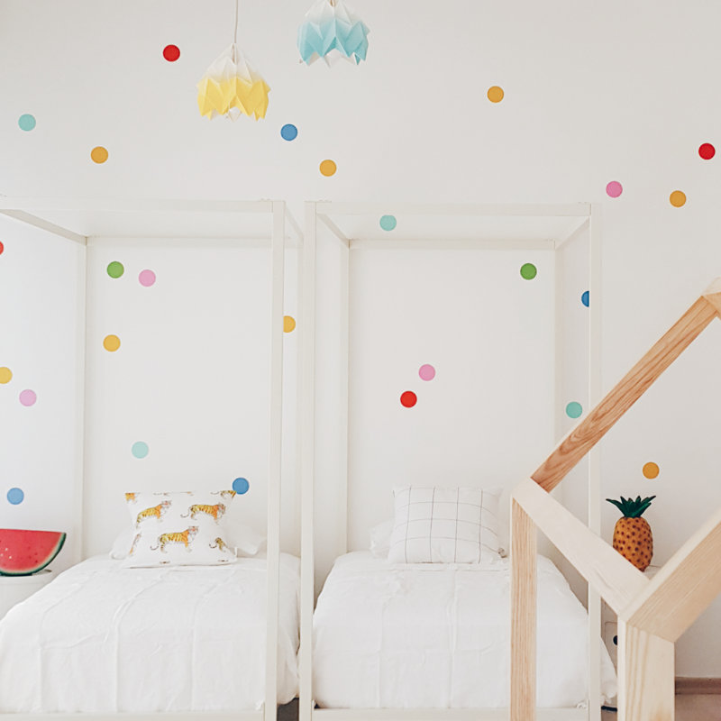 Abstract Non-Wall Damaging Wall Decal, Rainbow