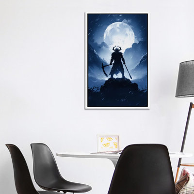 Viking Silhouette III by Durro Art - Gallery-Wrapped Canvas Giclée on Canvas