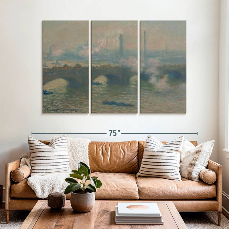 Lilie Waterloo Bridge, 42" H x 65" W