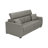 Paula 80" Genuine Italian Top Grain Leather Queen Folding Headrest Sleeper Sofa Bed with Memory Foam Mattress-1450491796