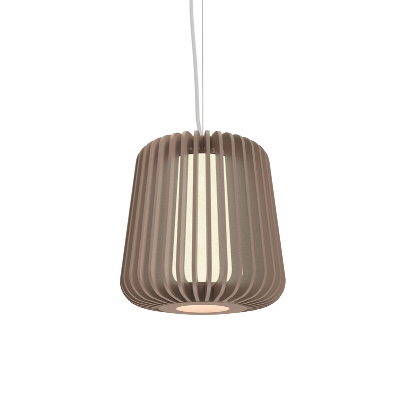 Stecche Di Legno 1 - Light Pendant, Imbuia, 13.65" H x 12.87" H x 12.87" D