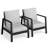 Patio Aluminum Chair With Cushions-1240670975