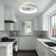 20'' Dianeshia Flush Mount Dimmable Ceiling Fan with LED Lights