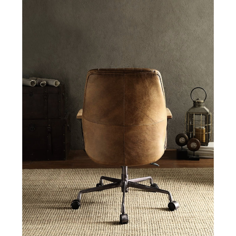 Chaise de bureau en cuir Hamilton