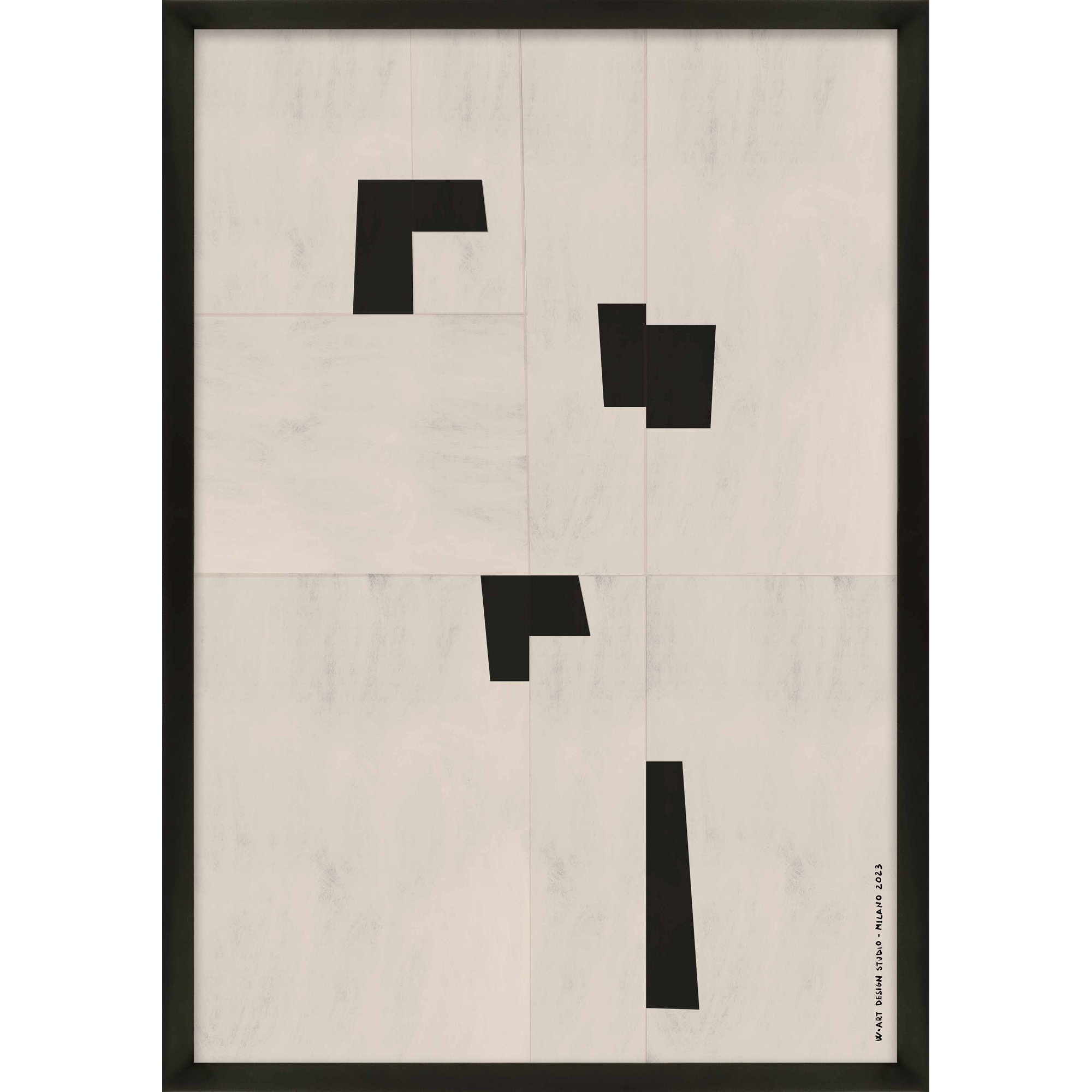 Scattered 1 by Romina Gadler, Black Paper Framed, 20" H x 14" W