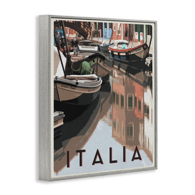 Affiche Italia Canal, giclée par Shelley Lake