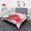 Portrait de femme afro-américaine - ensemble de housse de couette moderne - microfibre de polyester-66392052