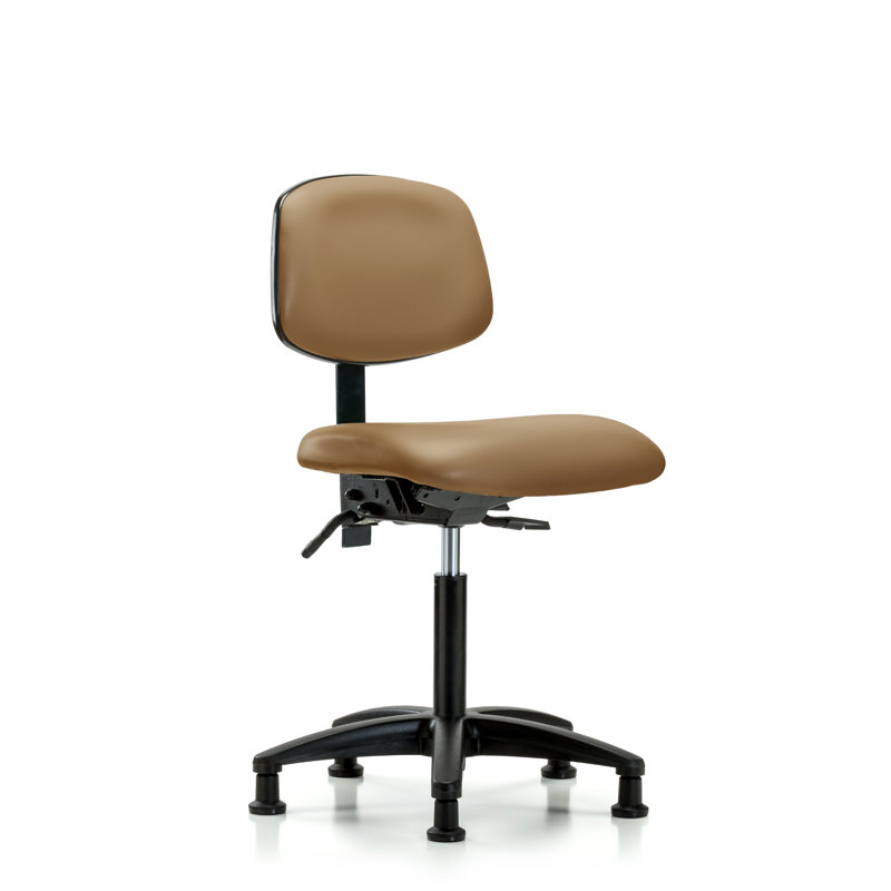 Akron Task Chair, Glides, Not Included, Taupe