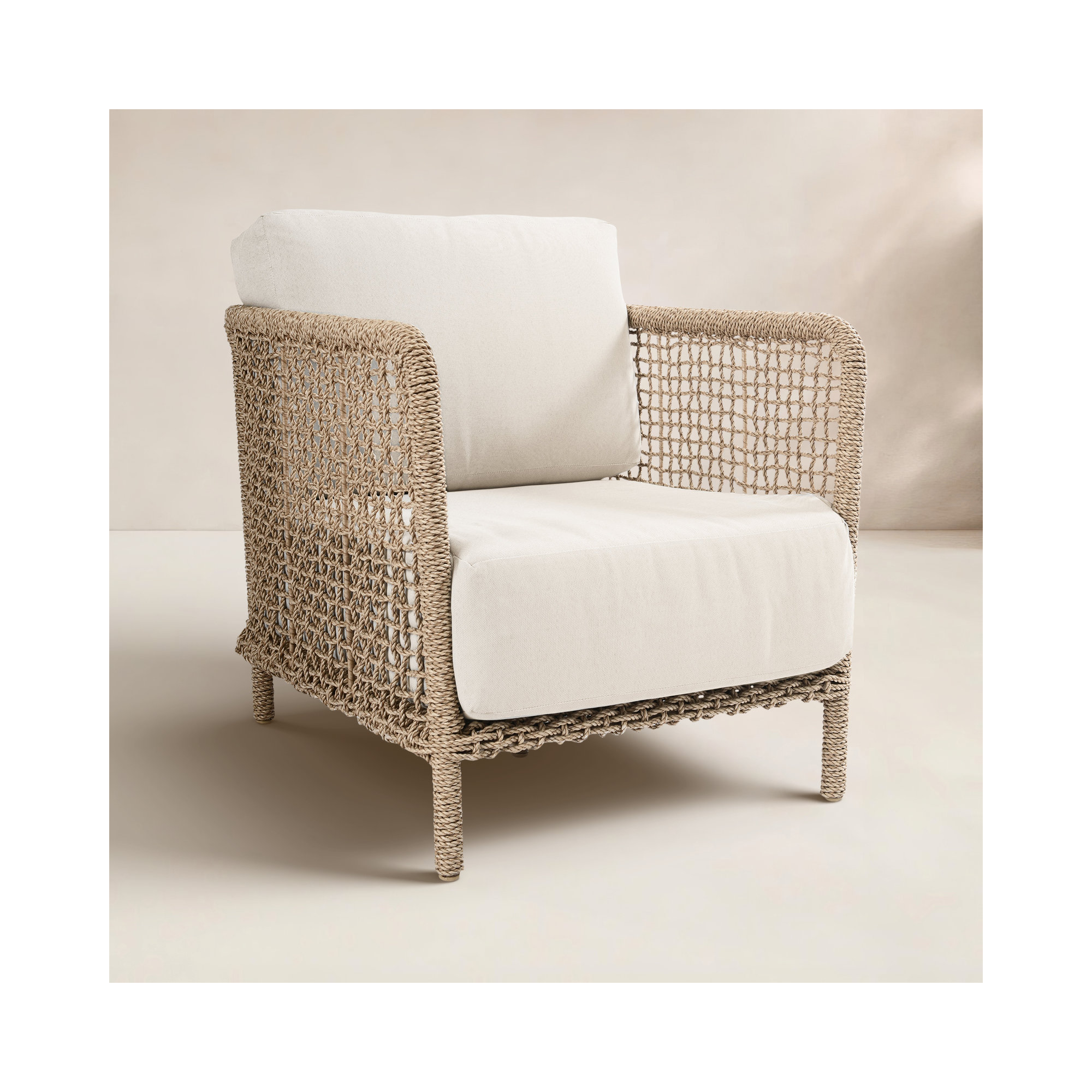 Vivien Outdoor Accent Chair Natural
