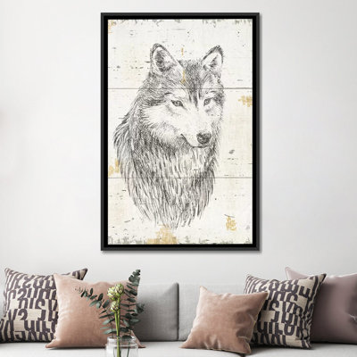 « wild & magnifique iii », reproduction de dessin sur toile