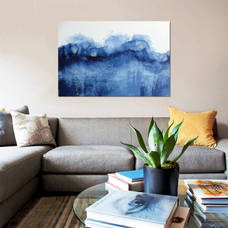 Arctic In Blue - Wrapped Canvas Painting, 66.04 cm H x 45.72 cm W x 1.91 cm D