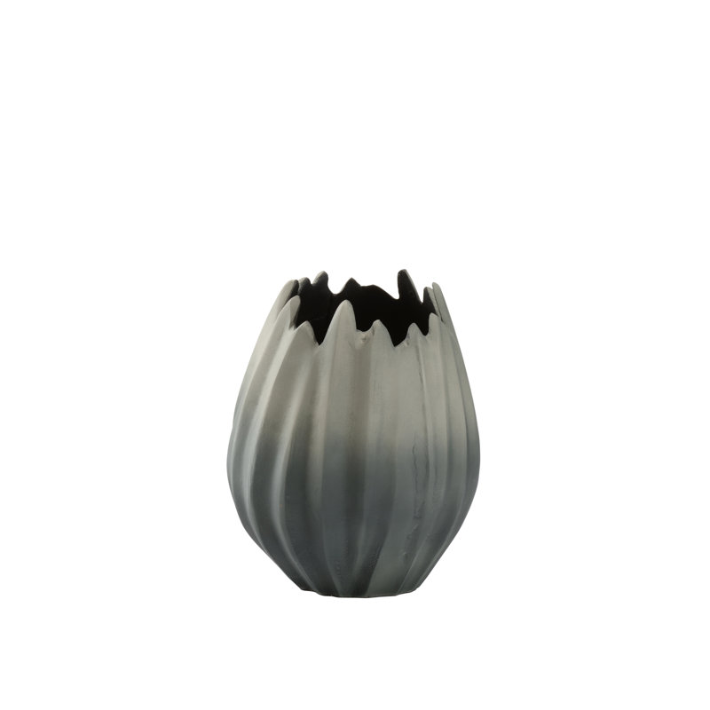 Guave Handmade Aluminum Table Vase, 8" H x 4" W x 4" D