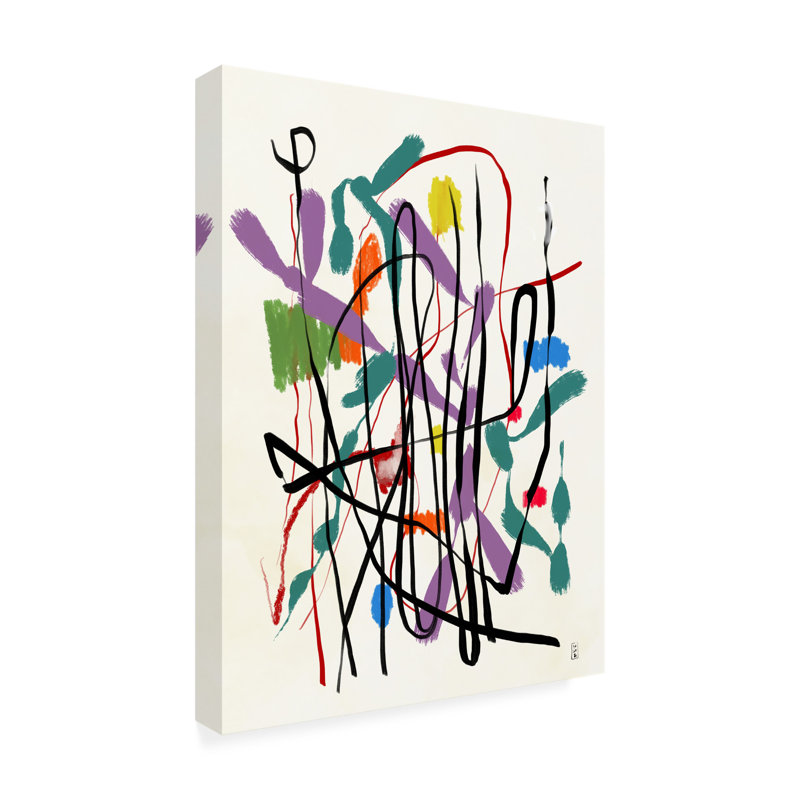 Œuvre d'art sur toile «ologio », H 19 po x l 14 po