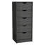 Commode haute 5 tiroirs Basilea, système coulissant-205006208
