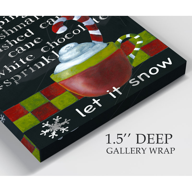 «Chalkboard Ginger Bread» par Parvez Taj - impression sur toile tendue, H 20 po x l 16 po x P 1 po