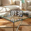 Réveil-matin numérique à surface dorée Elegant-1716226305