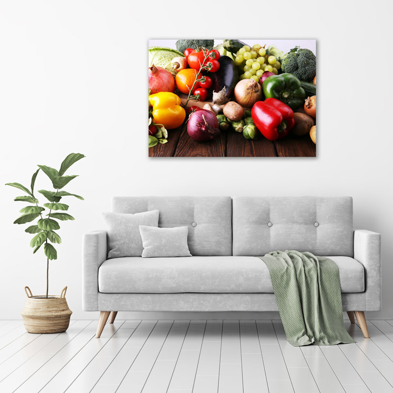 Vegetables And Fruits - Wrapped Canvas Print