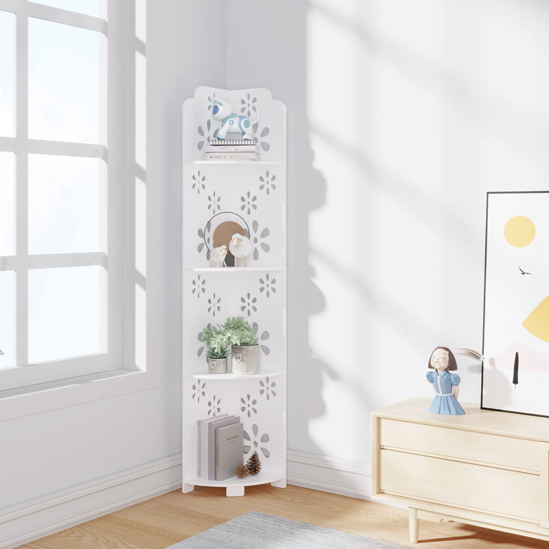 Versus 116cm H x 20cm W Corner Bookcase