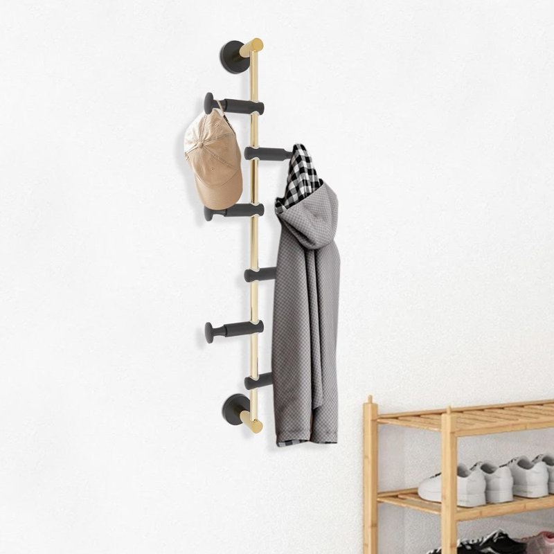 Metal Wall 6 - Hook Coat Rack