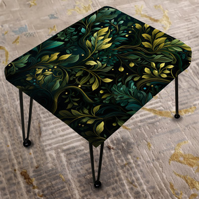 Emerald Canopy Forest - Botanical Rectangle Ottoman