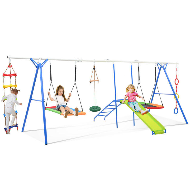 Ensemble 6 pièces de balançoire 6 en 1