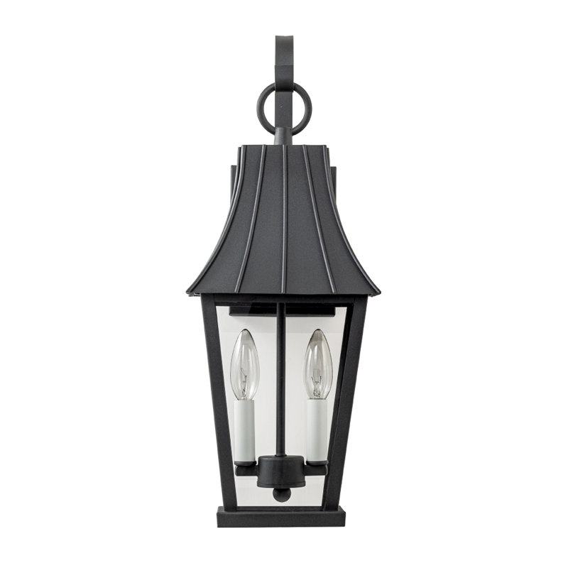 21 Inch Mate Black Outdoor Wall Lantern
