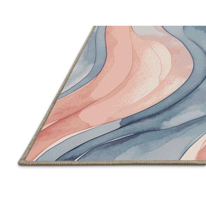 Pastel Mirage Rug, Rectangle 4' x 6'