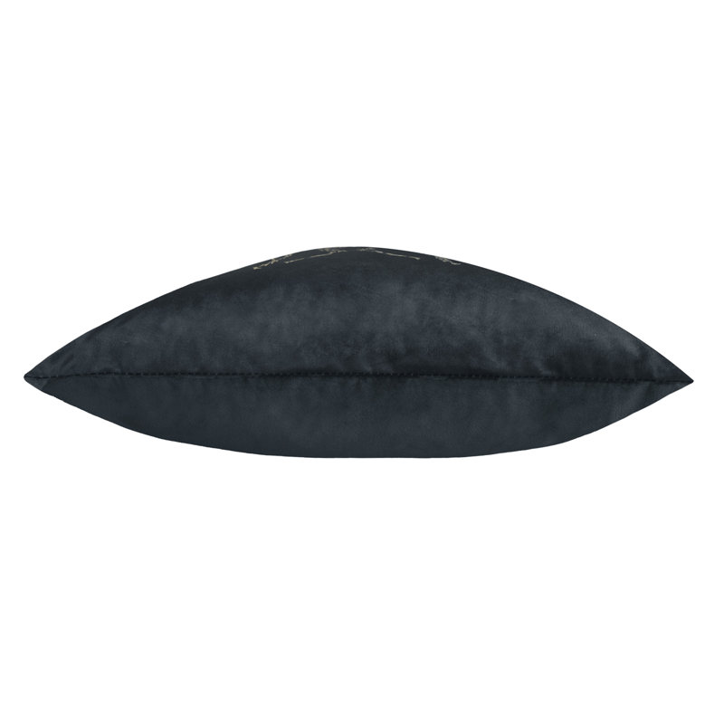Square Cushion Cover, Black