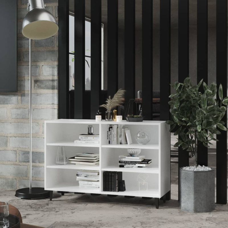 Ayanti 70cm H x 103.5cm W Bookcase, White