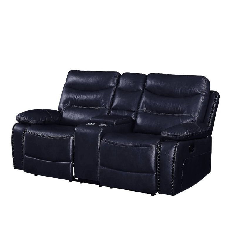 Causeuse avec console (Motion), canapé inclinable, canapé-lit, rangement pour porte-gobelets, canapés, canapés