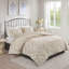 Housse de couette pour lit très grand / très grand en coton avec taies décoratives assorties l 104 po x L 92 po-120274538-120274537