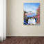 « méditerranée town i », reproduction sur toile tendue-33556911