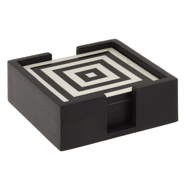 Square 4 Piece Coaster Set