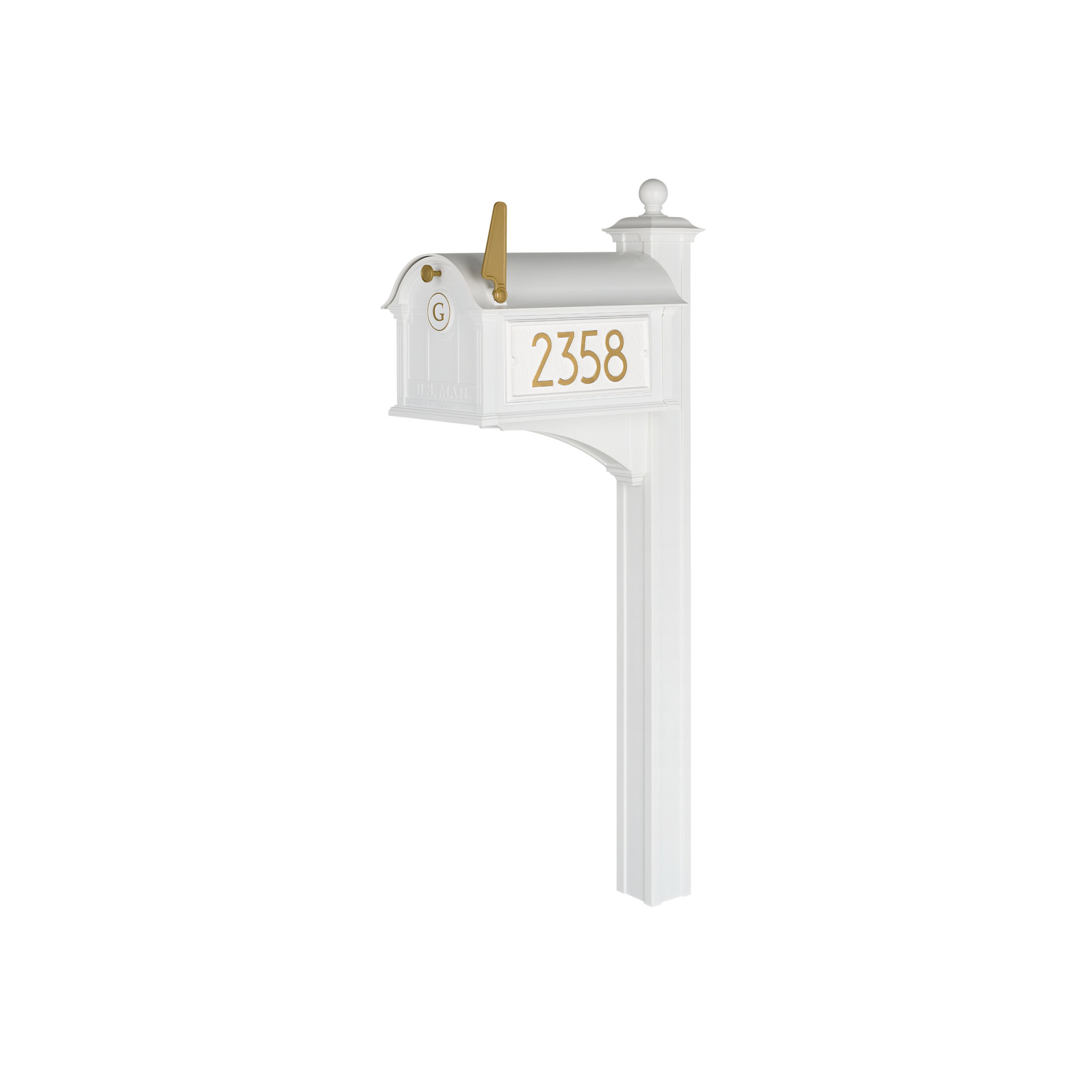 Balmoral Mailbox, White, Yes