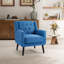 Fauteuil d'appoint moderne et élégant pour salon, recouvert d'un tissu doux et rembourré-1176343032