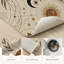 Tapis de cuisine lavables antidérapants Moon Phase