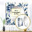 Maritime Flower Damask Serenity - Bohemian & Eclectic Square Mirror Wall Decor For Bedroom-100991989