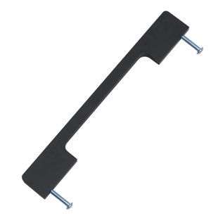 2Pcs Matte Black Furniture Handles