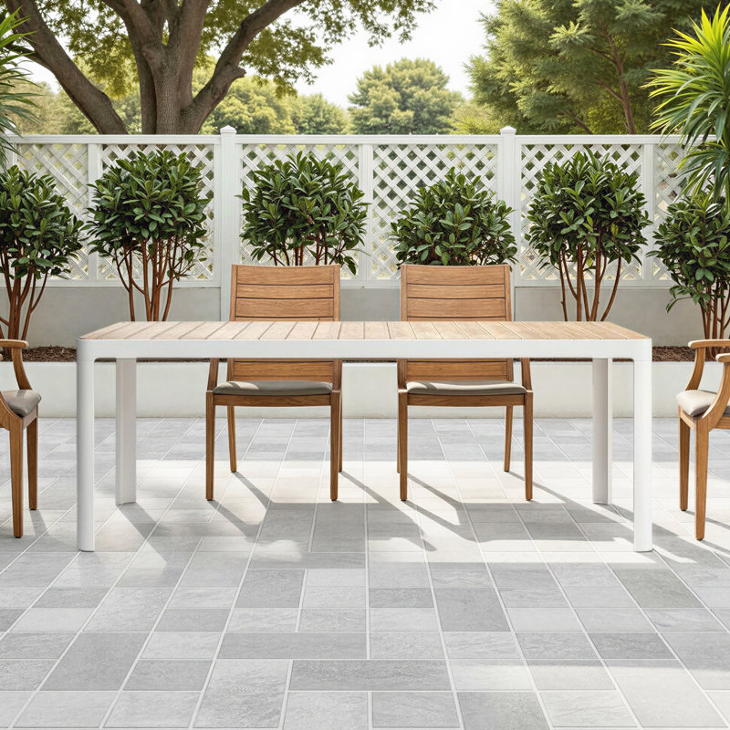 Brix 83" Dining Table, White
