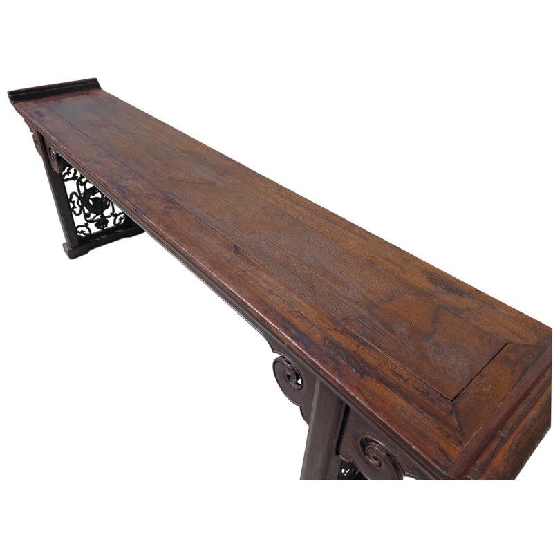 107.1 in. Solid Wood Console Table