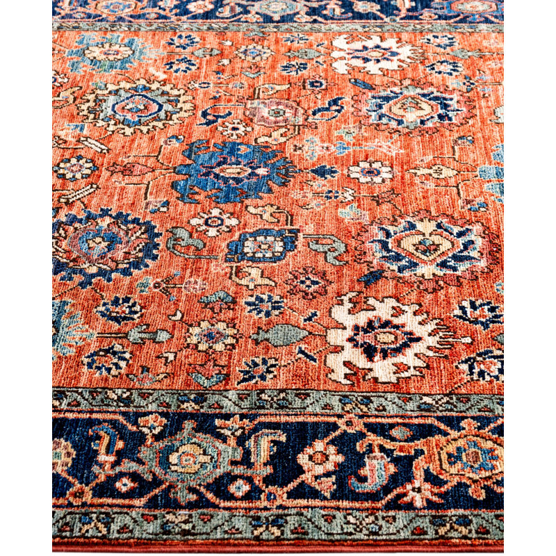 Serapi One-of-a-Kind 4' 3" X 6' 2" Hand Knotted Area Rug