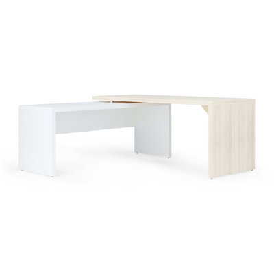 Lucca L-Shaped Laminate Computer Desk