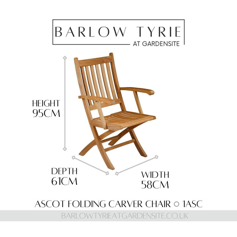 Ascot Outdoor Teak Dining Armchair