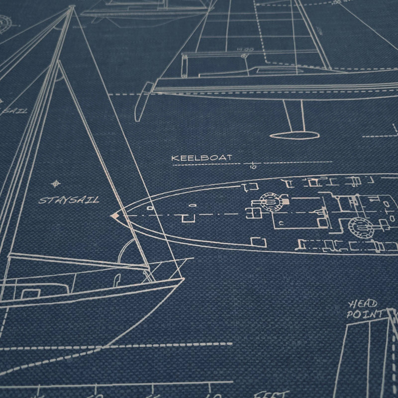 Papier peint bleu marine foncé