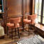 Ensemble de 2 tabourets de bar Mid-Century Modern-1509333396